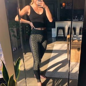 Nike tights - Dark Green and Black
